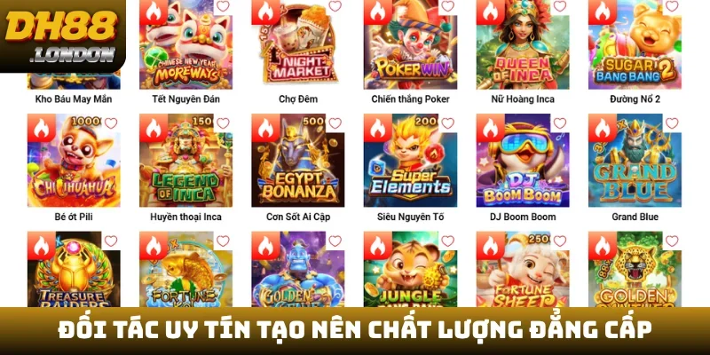 Đối tác uy tín tạo nên chất lượng đẳng cấp